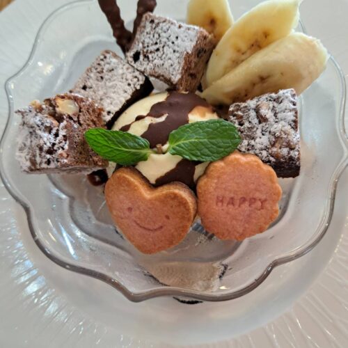 チョコケーキパフェ